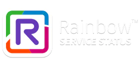 Logo of the Rainbow Service Status page